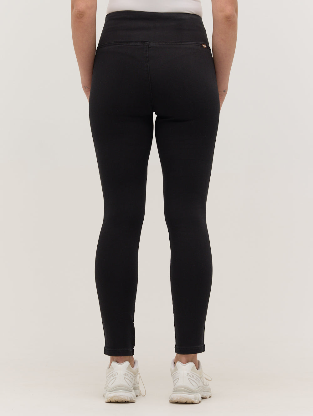LIV Black Bottoms Denim Leggings Shot 4
