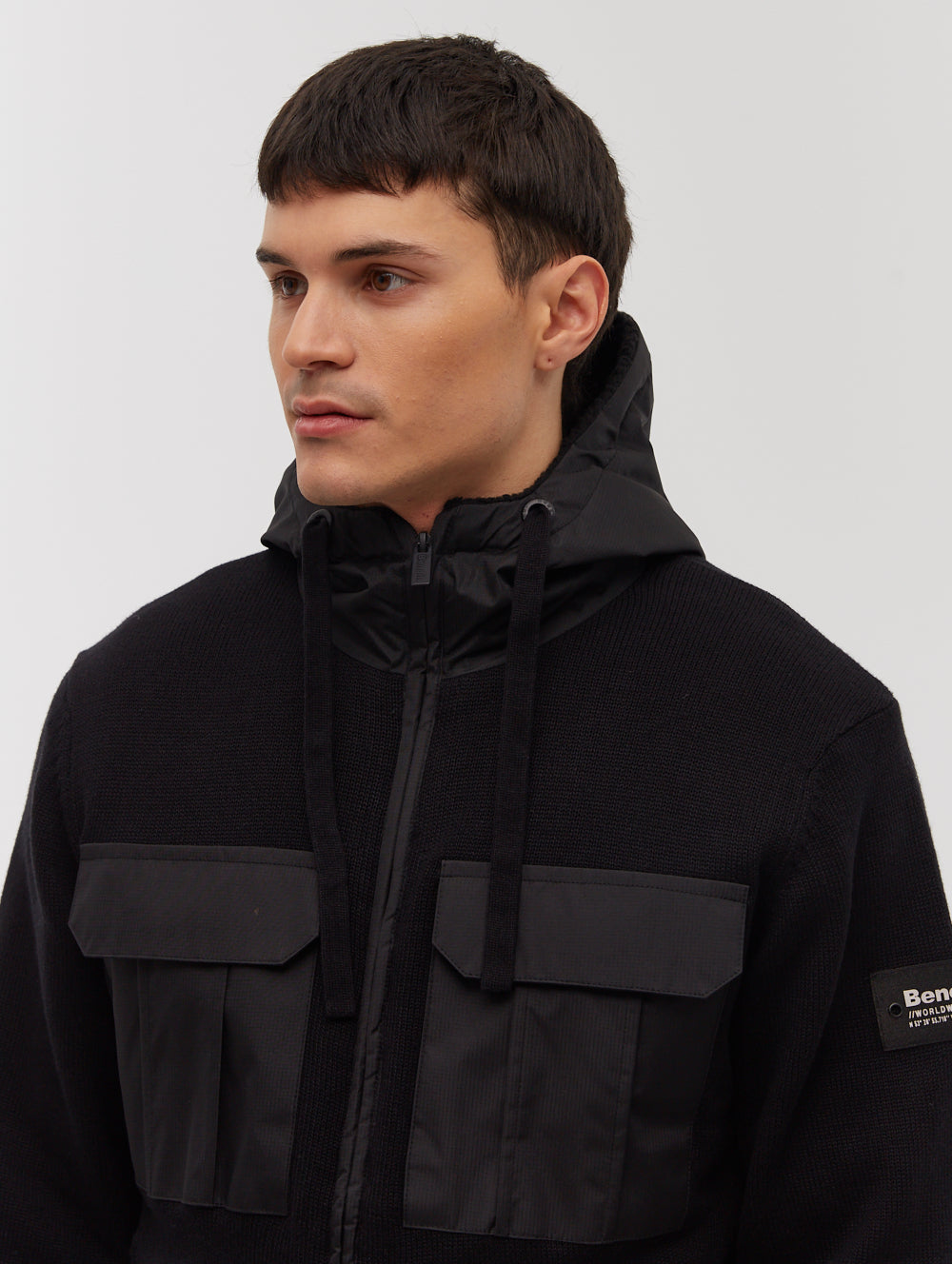 MINSKI Black Knits Zips Fashion Shot 2