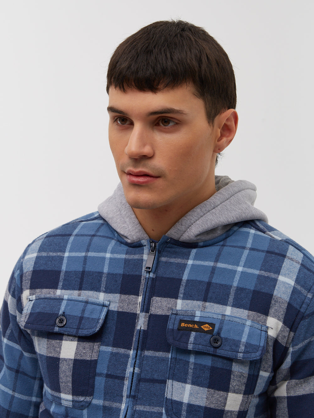 TRISSO Blue Shirts Flannels With Hood Shot 2