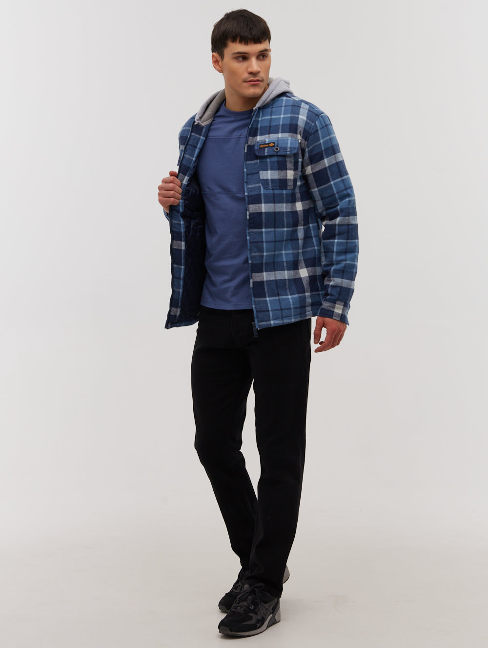 TRISSO Blue Shirts Flannels With Hood Shot 5