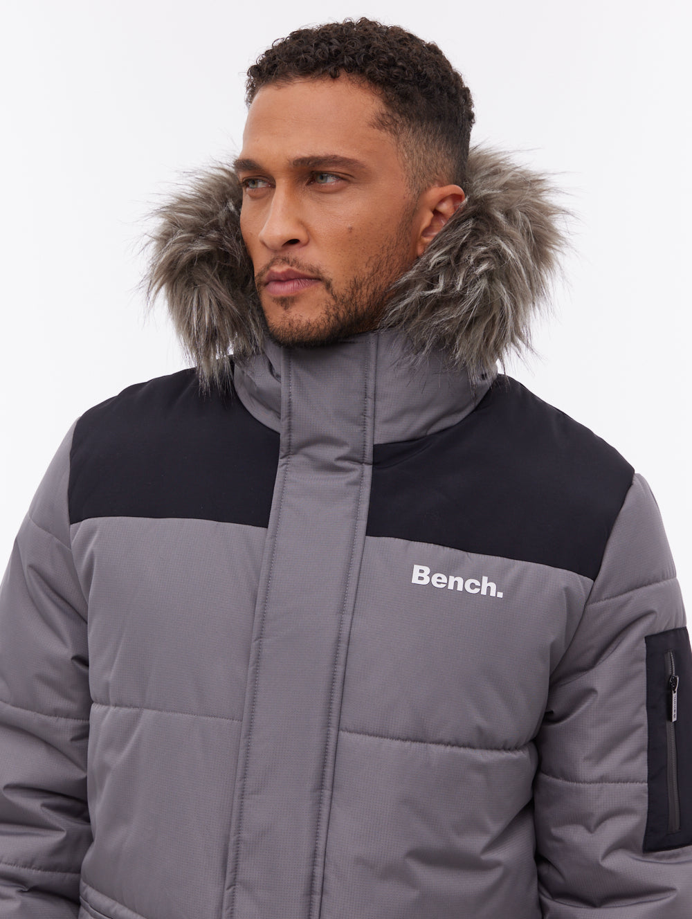 Tillor Grey GY01 Outerwear Parkas Shot 3