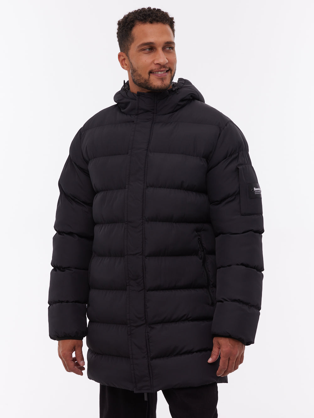 Texani Black BK001 Outerwear Jackets Long Shot 1