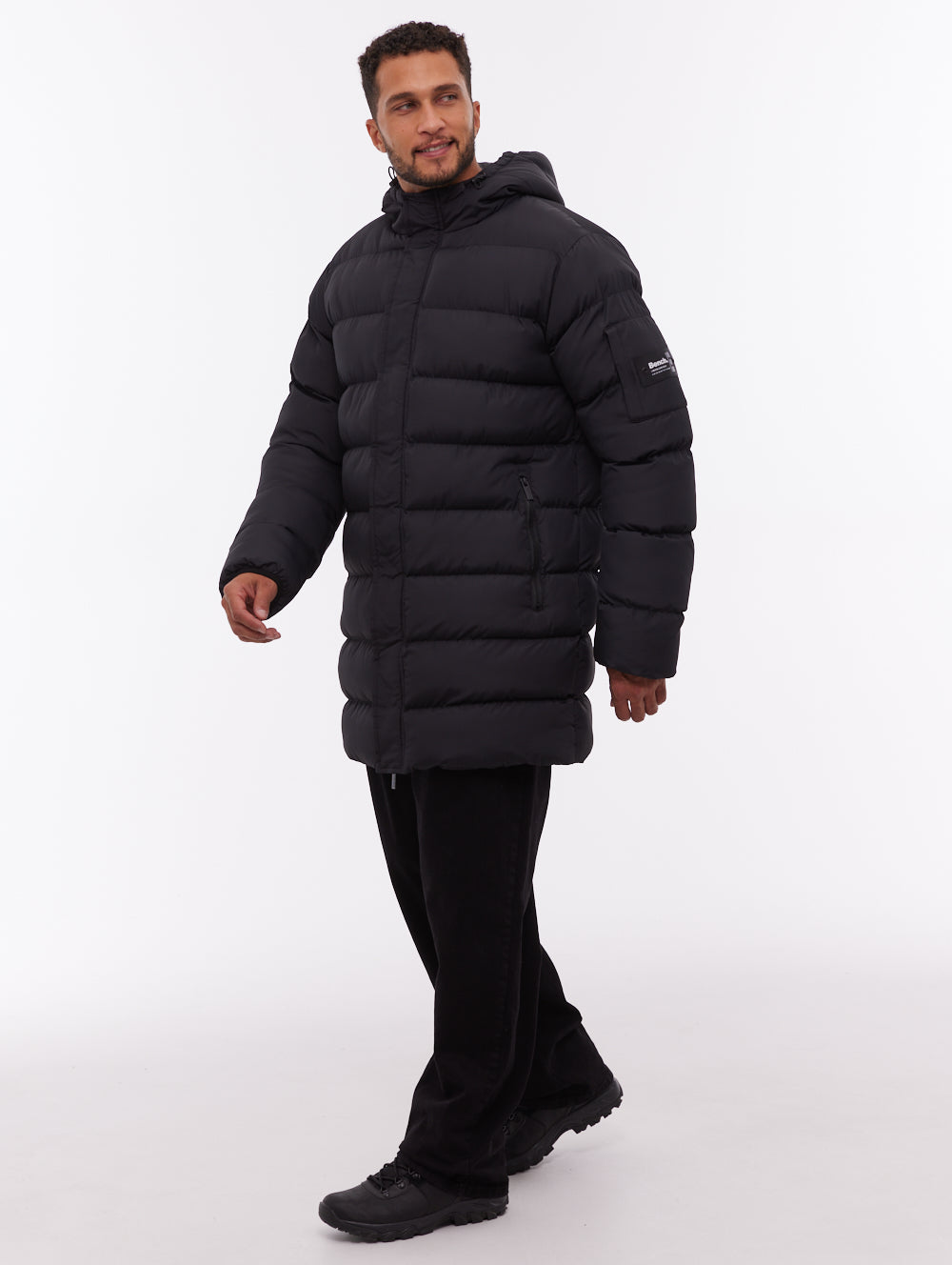 Texani Black BK001 Outerwear Jackets Long Shot 3