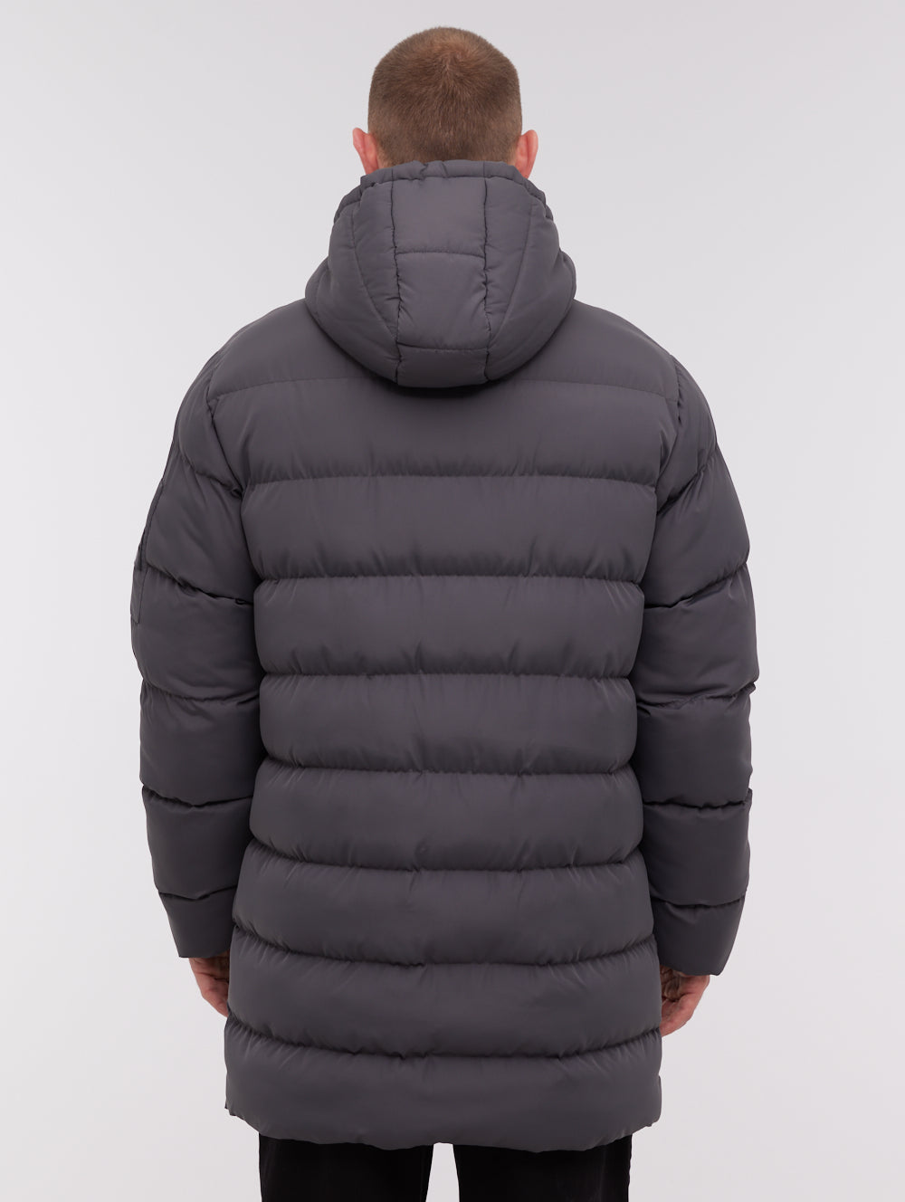 Texani Grey Outerwear Jackets Long Shot 8