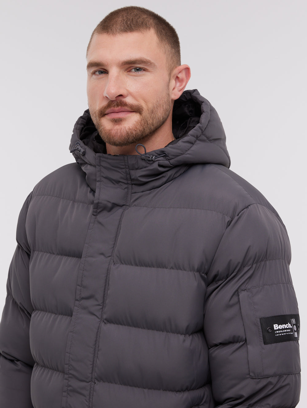 Texani Grey GY028 Outerwear Jackets Long Shot 3
