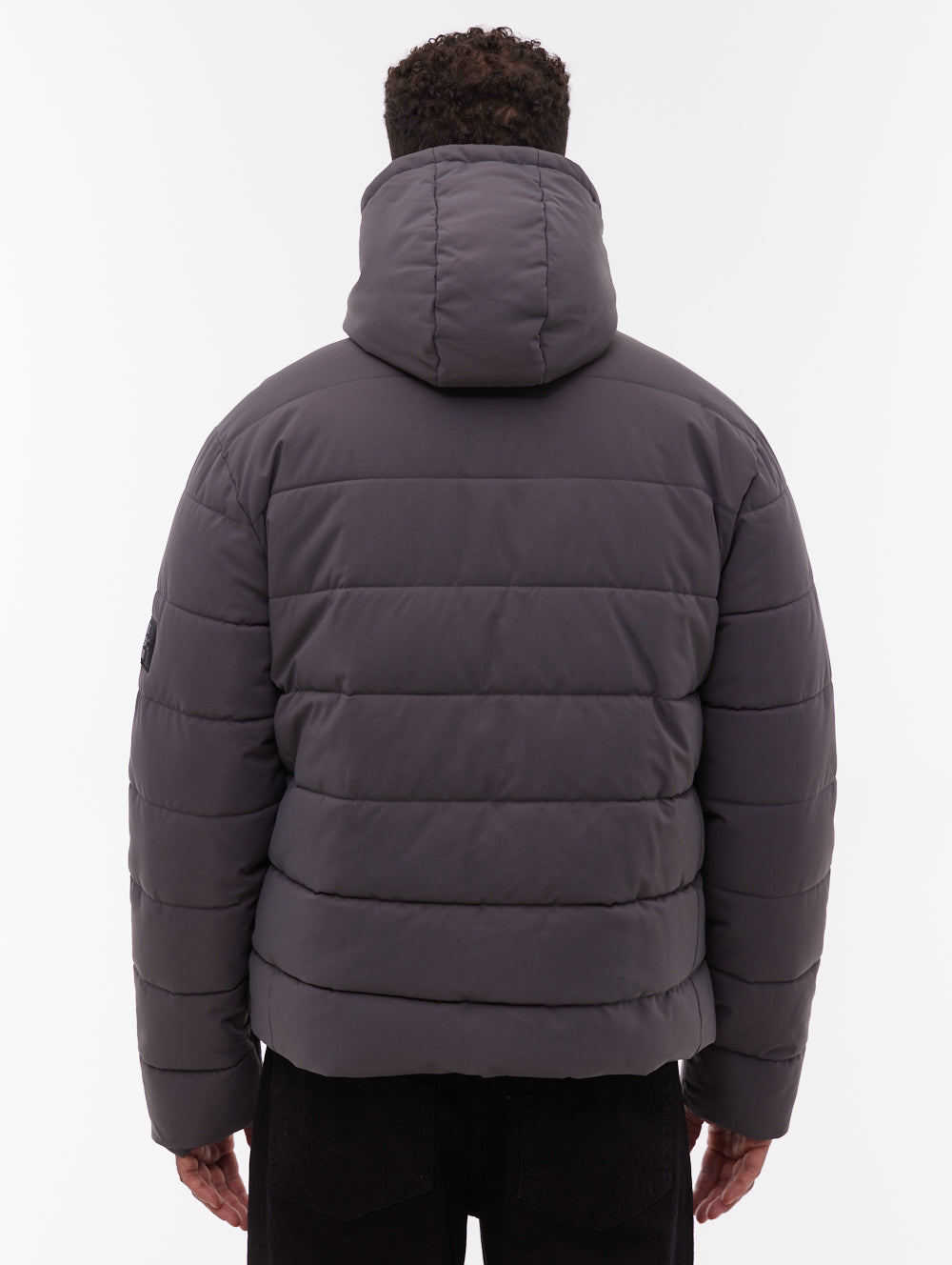 Voroni Grey Outerwear Jackets Shot 4