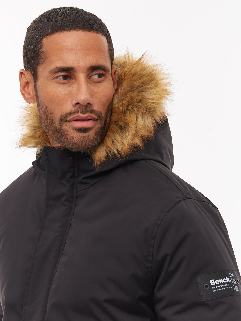Jarryl Hooded Parka - Black