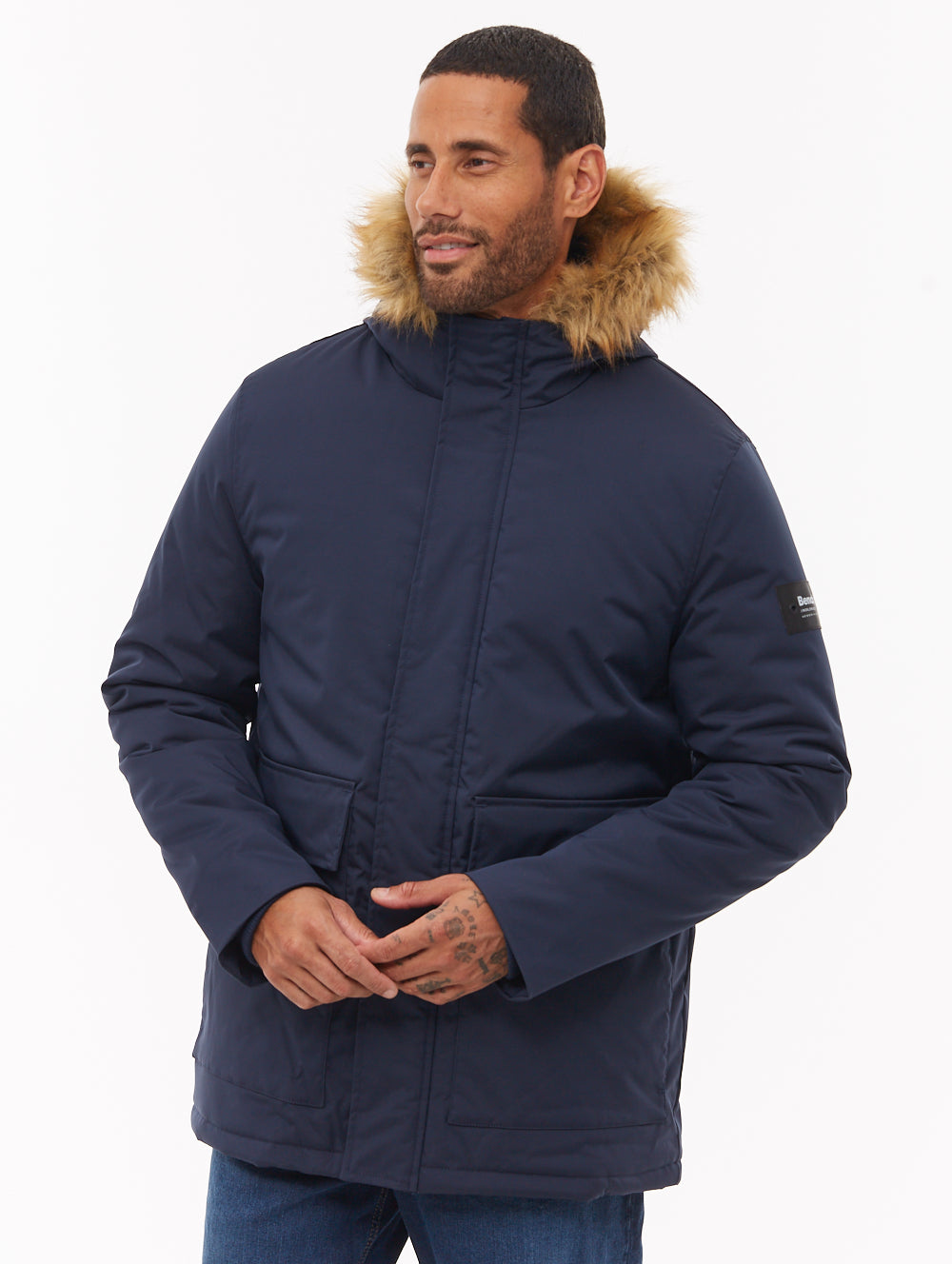 Jarryl Hooded Parka - Blue