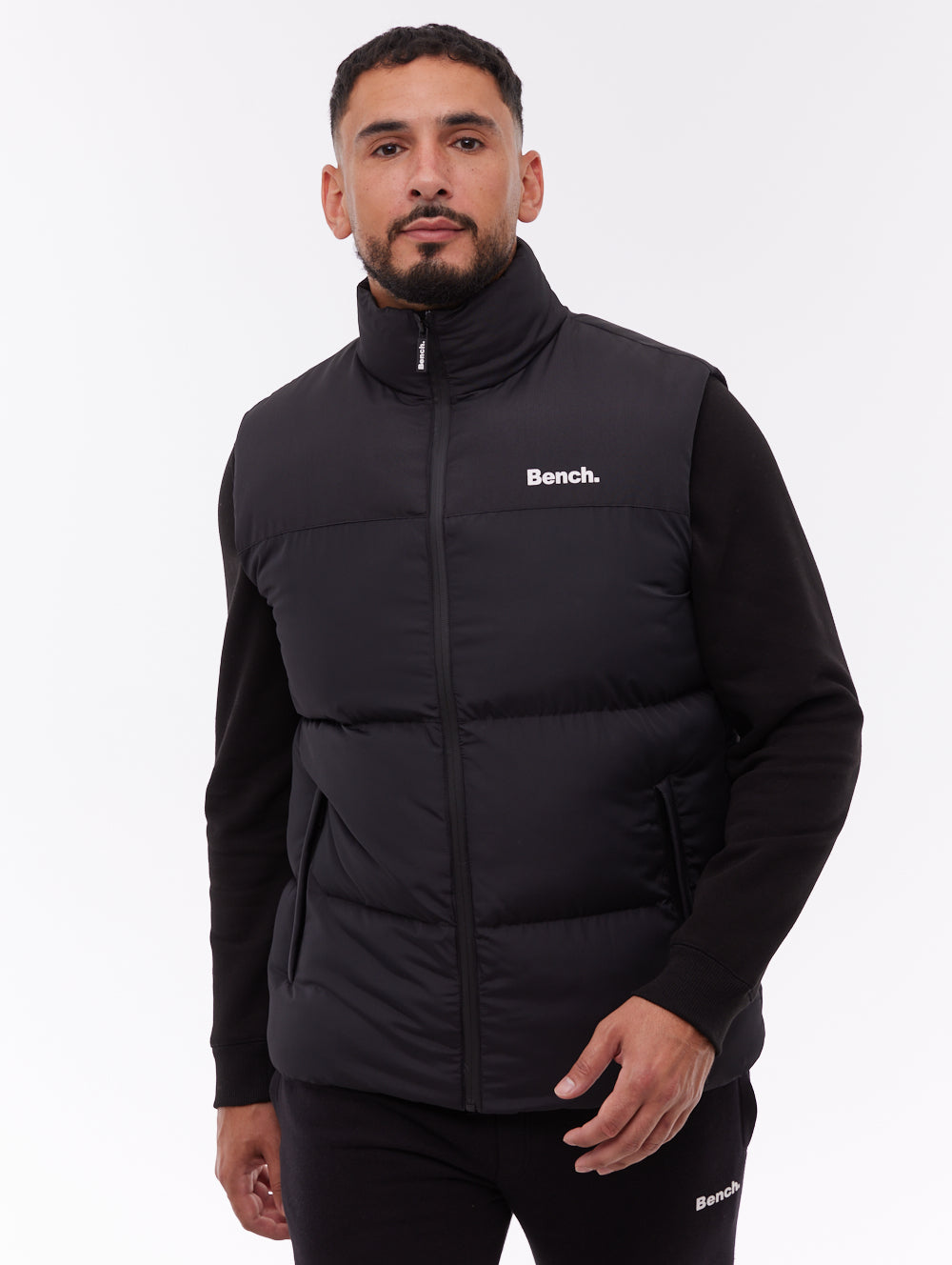 Oconsa Black BK001 Outerwear Vests Colour Block Shot 1