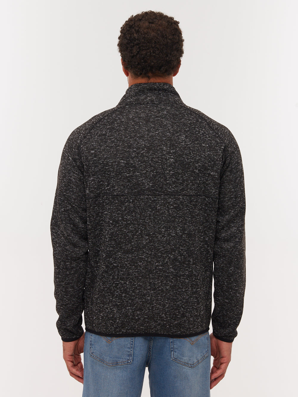 Middeo Black BK001X Funnel Zips Melange Shot 3