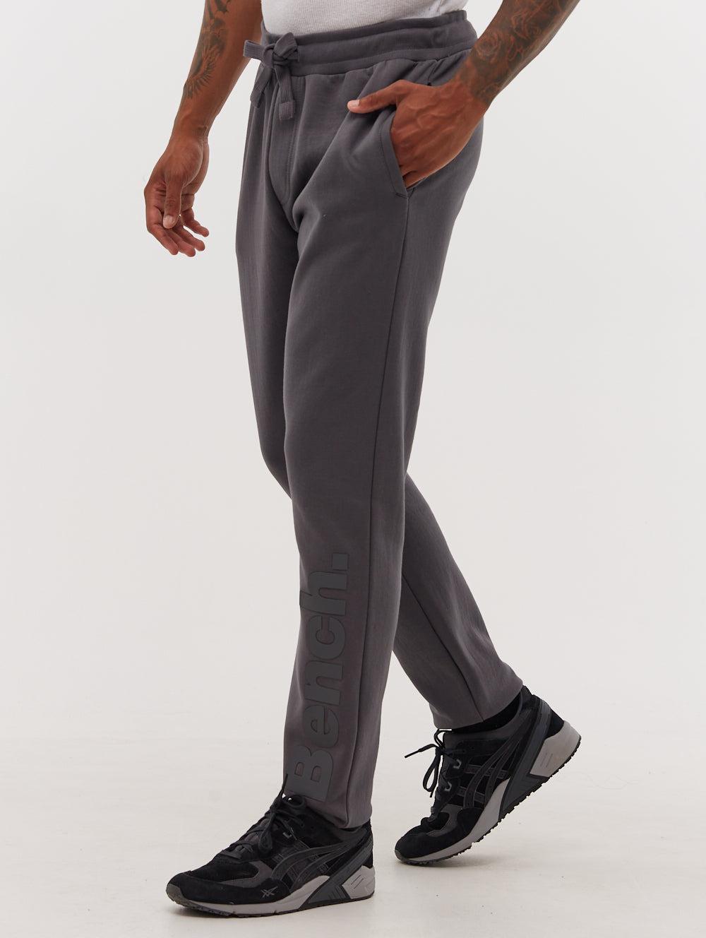 Paxton Tonal Logo Joggers - Grey