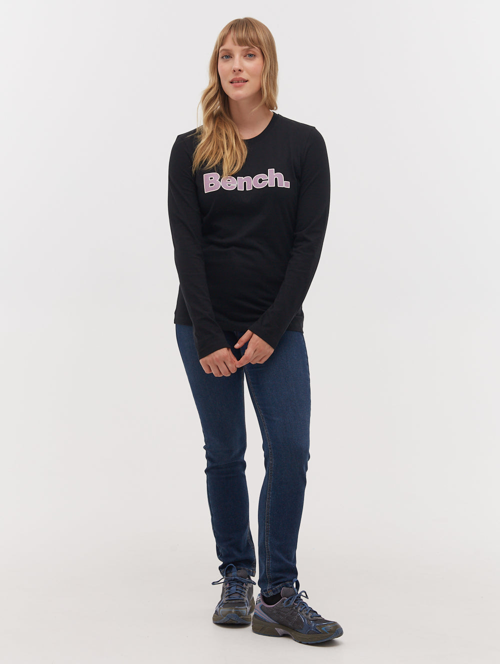 JEWELLE Black Tees LS Logo Shot 5