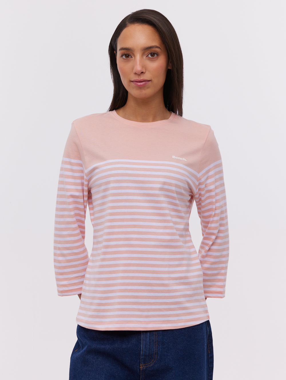 Arian t-shirt rayé marin 3/4