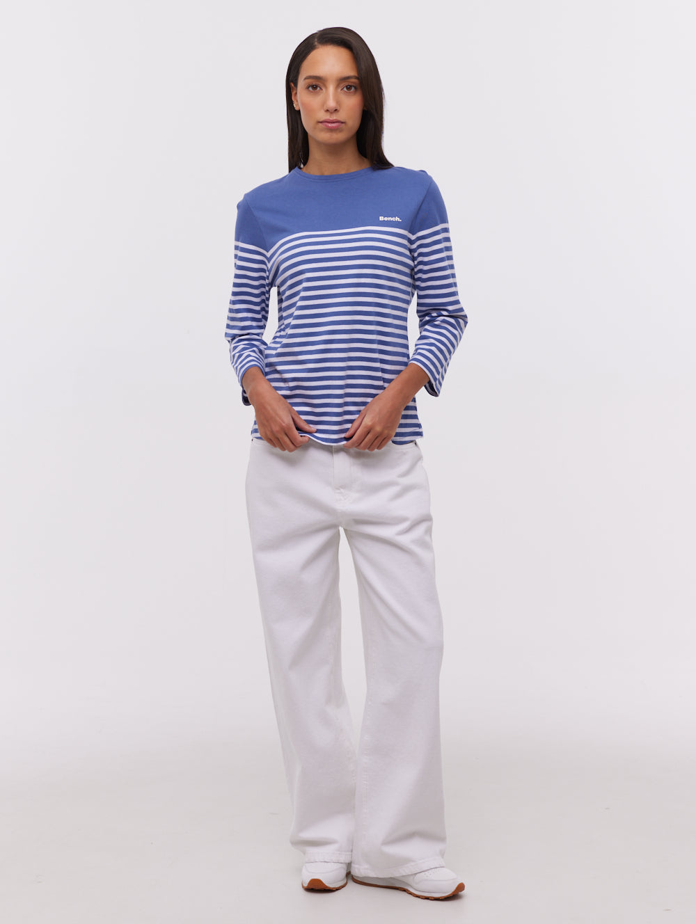 Arian t-shirt rayé marin 3/4