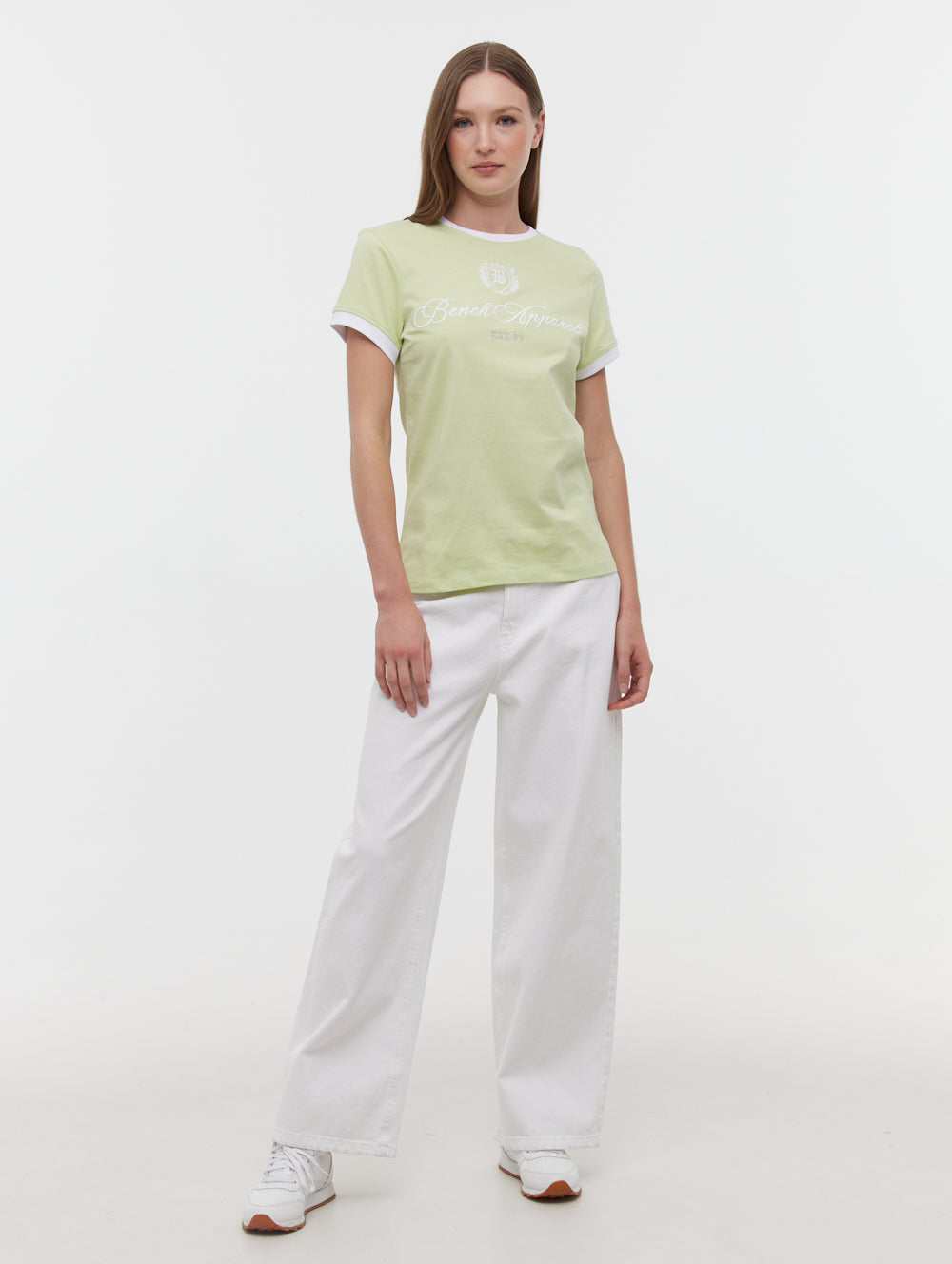 Vivica t-shirt ringer brodé