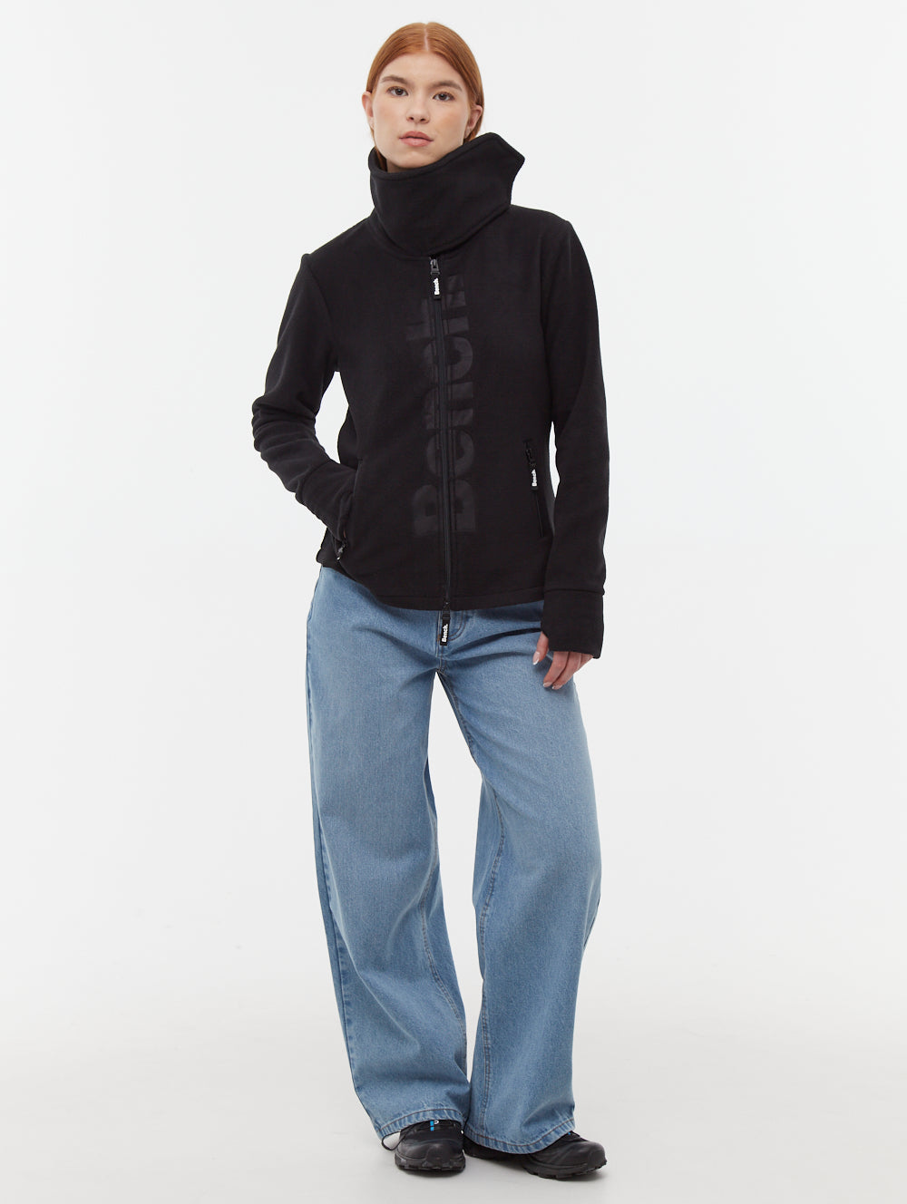 Finish Black Funnel Zips Microfleece Shot 2