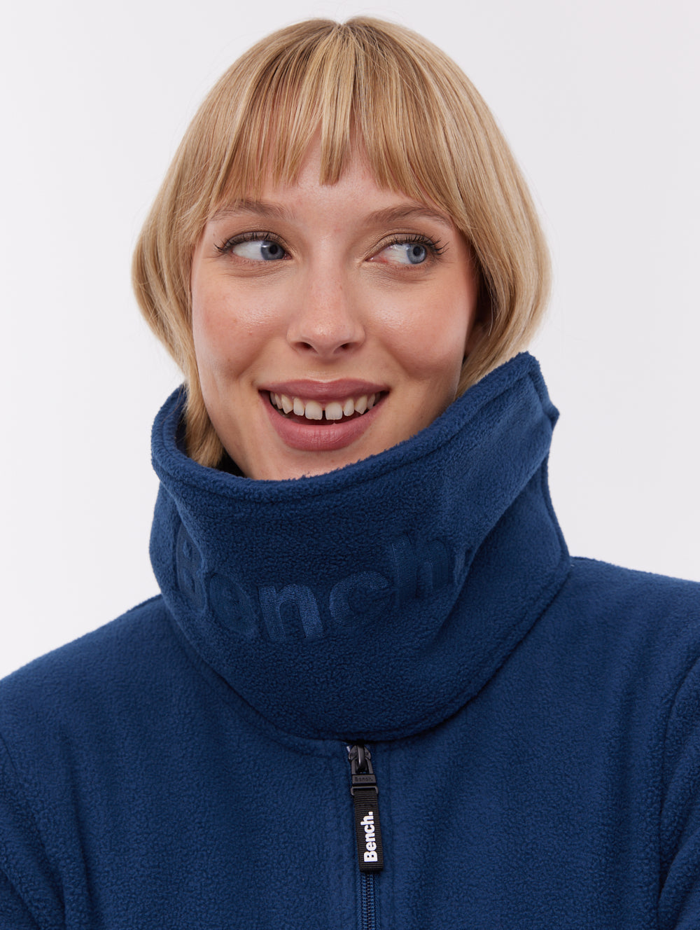 Heska Blue NY018 Funnel Zips Microfleece Shot 1
