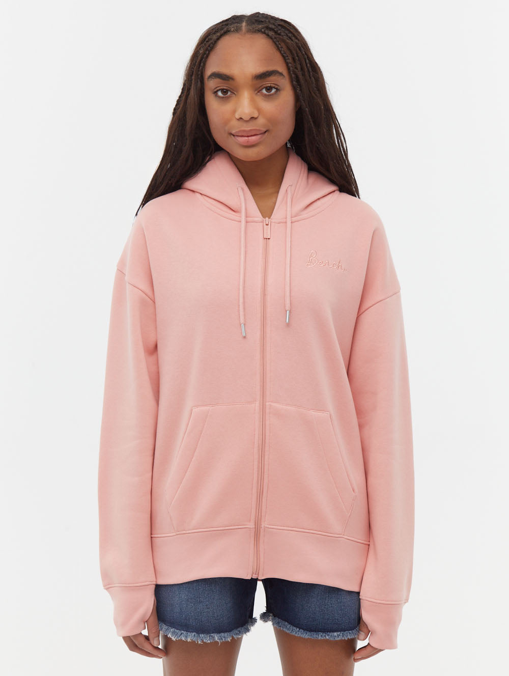Naos chandail oversize à capuchon zippé