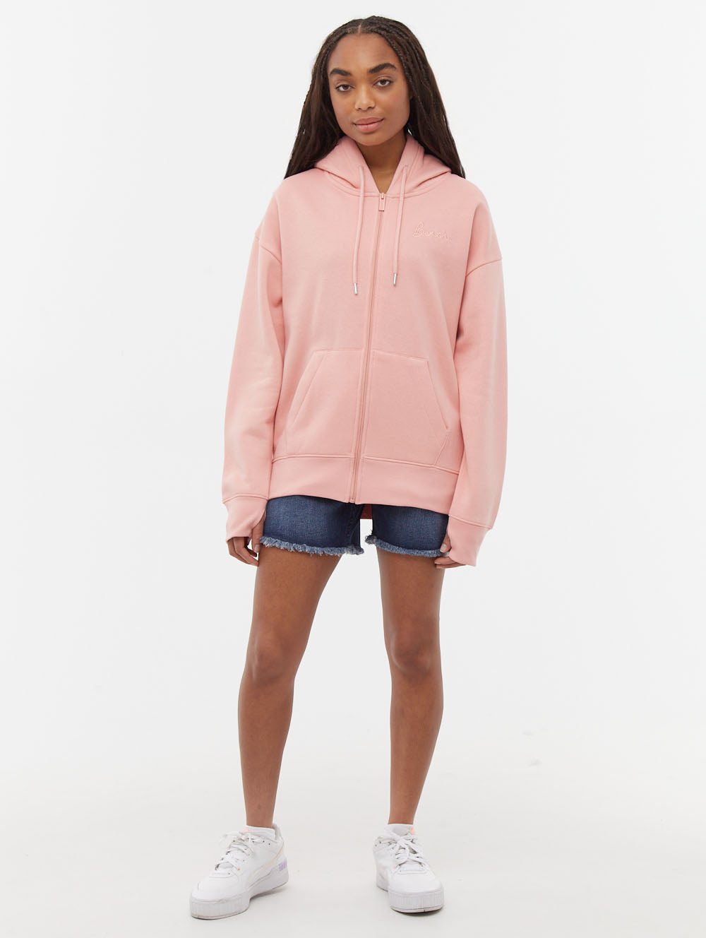 Naos chandail oversize à capuchon zippé