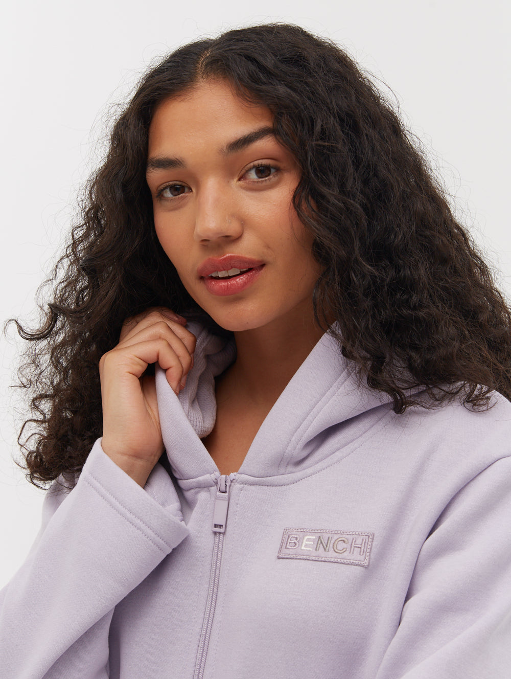 Yael Half-Zip Hoodie - Purple