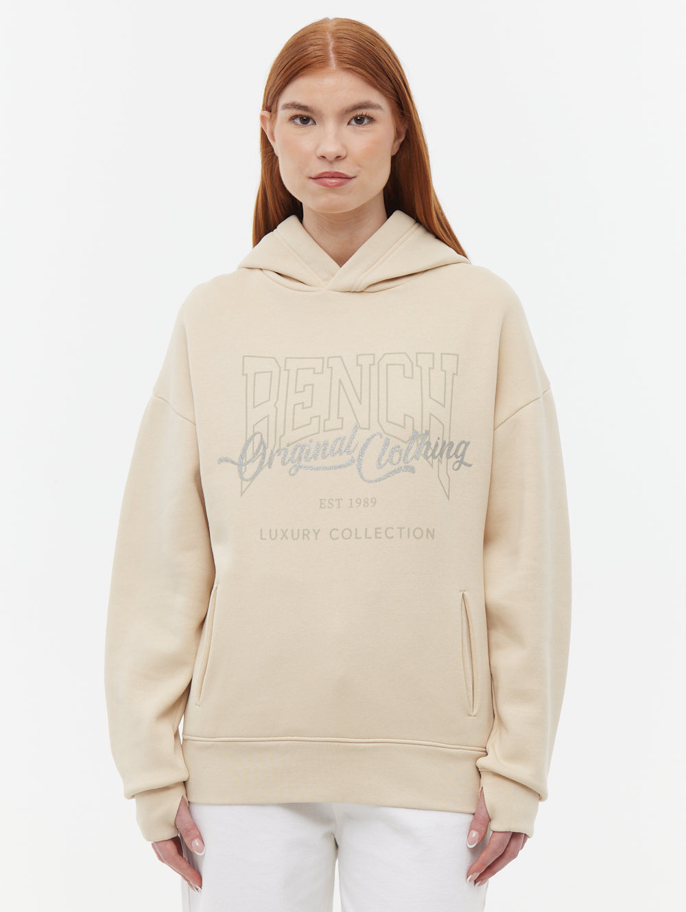 Theda Athletic Logo Oversize Hoodie