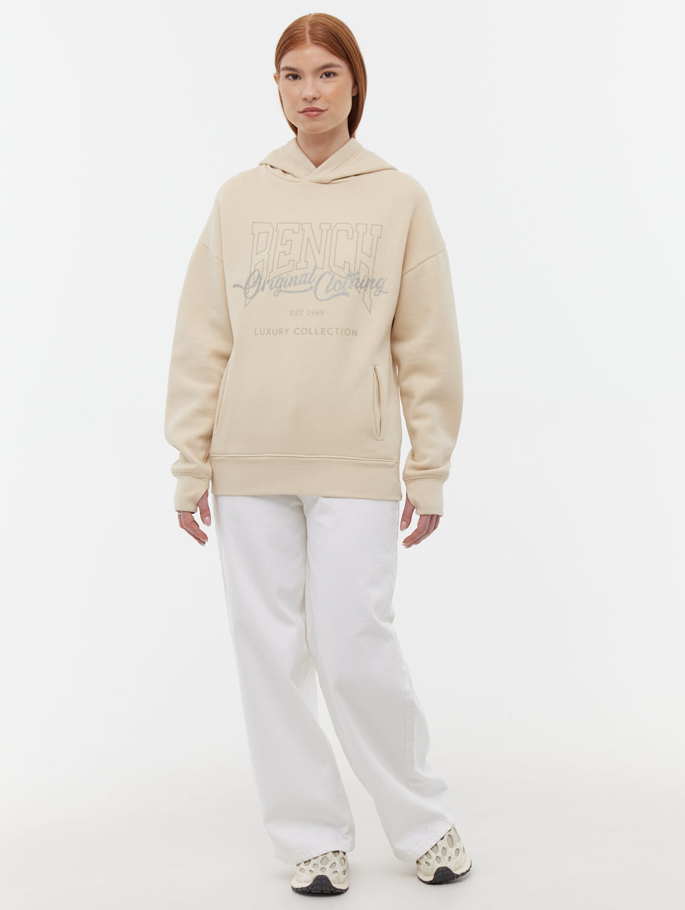 Theda Athletic Logo Oversize Hoodie