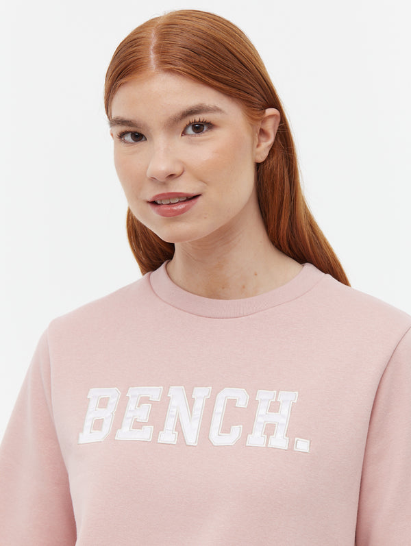 Urlenne Collegiate Logo Crew Neck Sweatshirt Dress - Bench