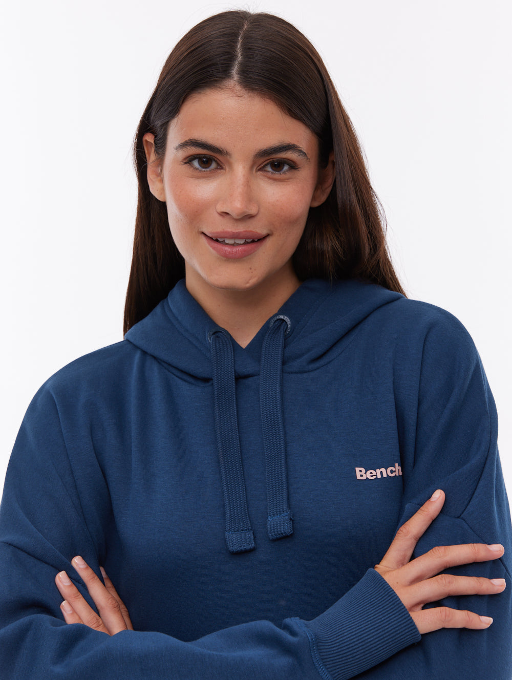 Darea Blue NY018 Hoodies Oversized Small Logo Shot 2