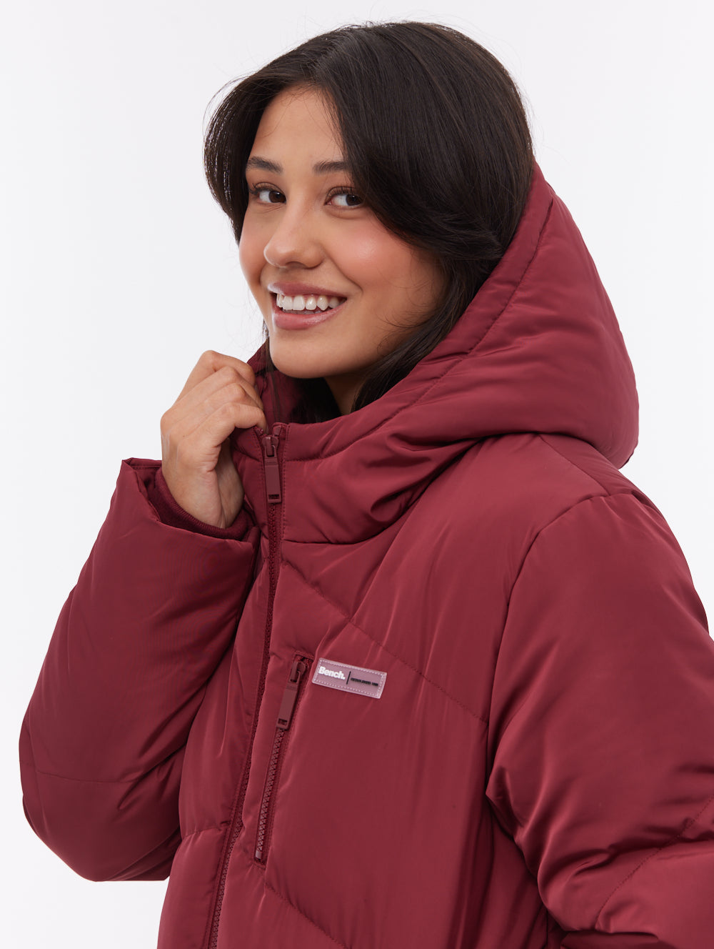 Eloraina Red BU028 Outerwear Parkas Shot 1