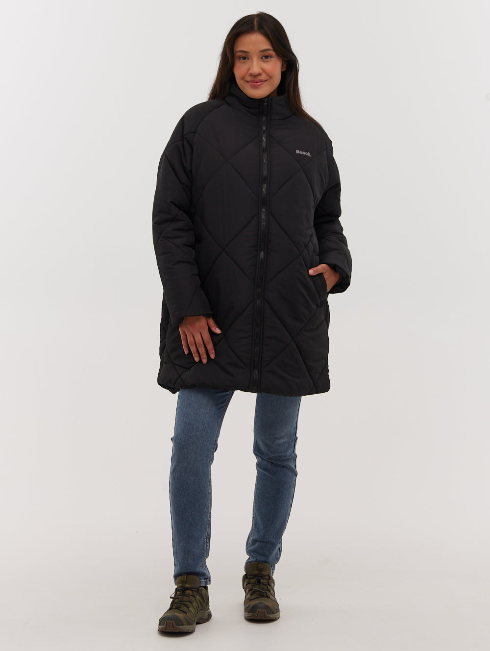 YARAH Black Outerwear Jackets Shot 5