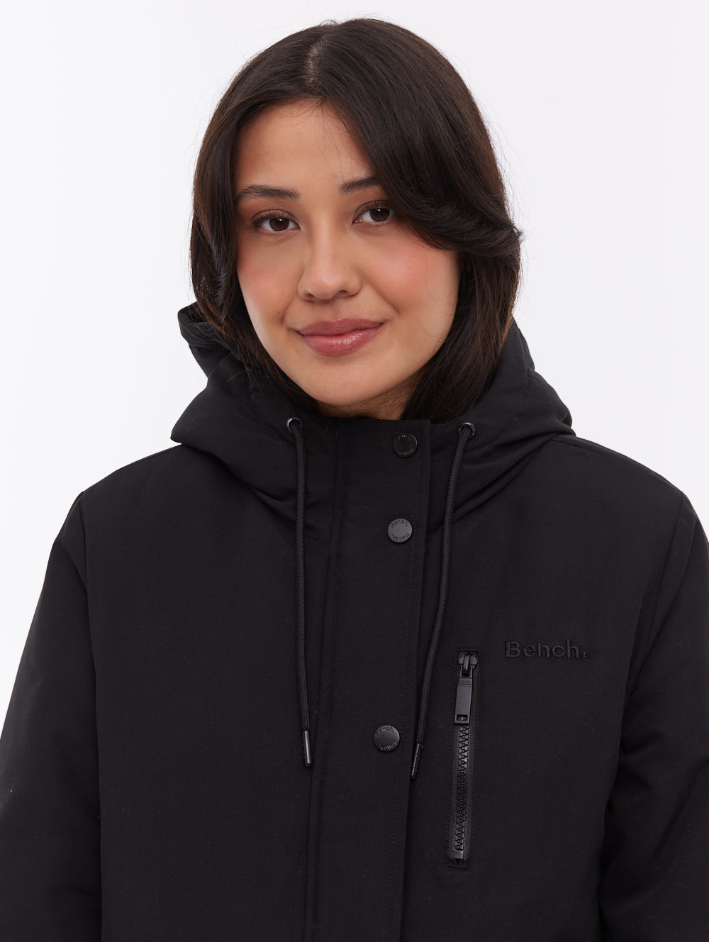 Sari Black BK001 Outerwear Parkas Shot 2