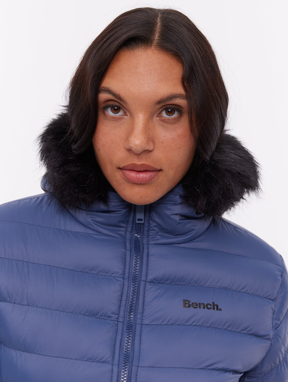 Mal Blue BL055 Outerwear Jackets With Faux Fur Hood Shot 4