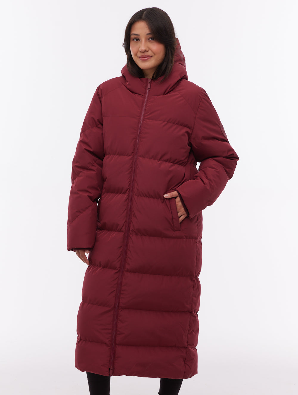 Elli Red Outerwear Parkas Shot 1