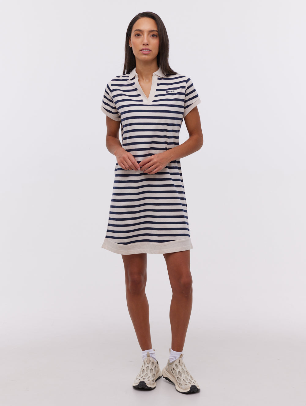 Orenda Stripe Polo Dress