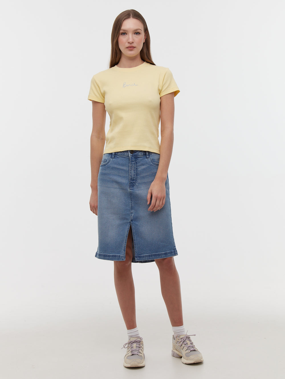 Vienra jupe midi en jean