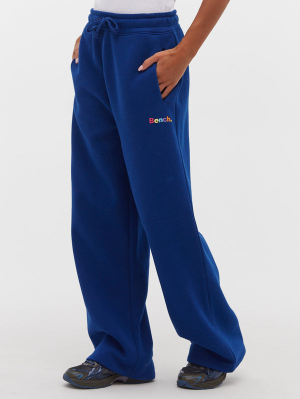 Indigo Woman Wide Leg Printed Sweatpants 3036049