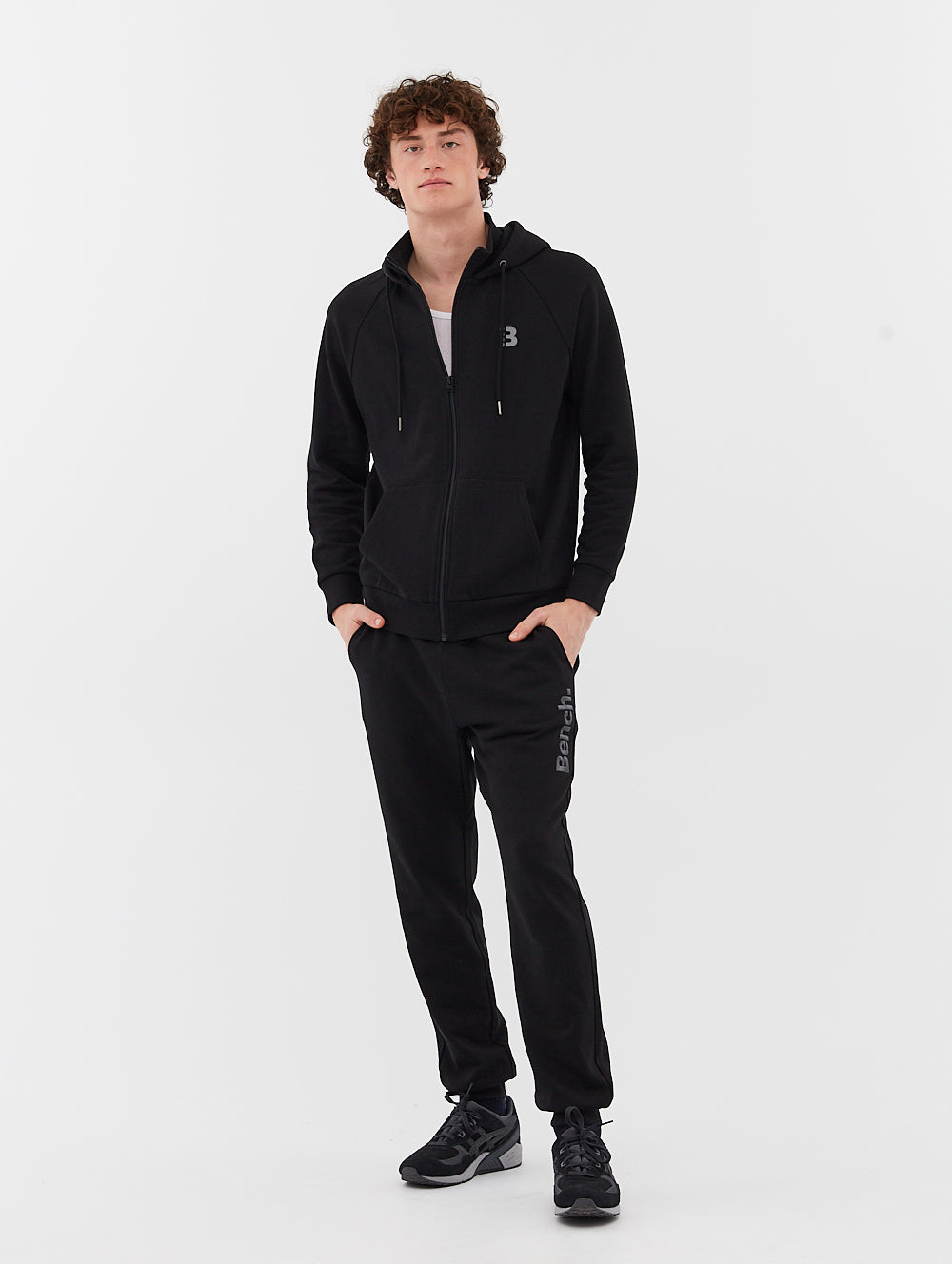 Flocker Black Zip Hoodies Shot 6