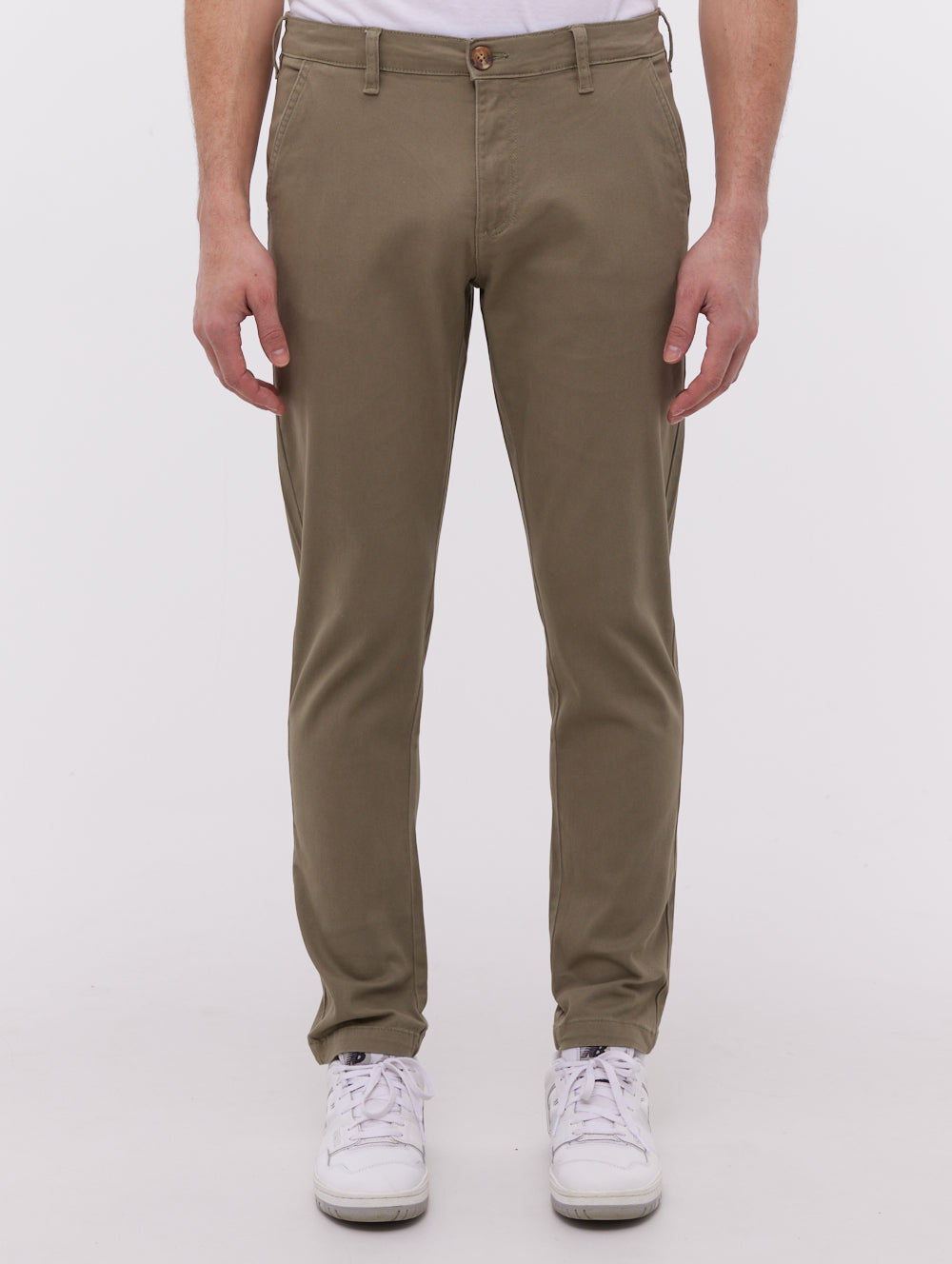 Jimini Washed Twill Chino Pants - Bench