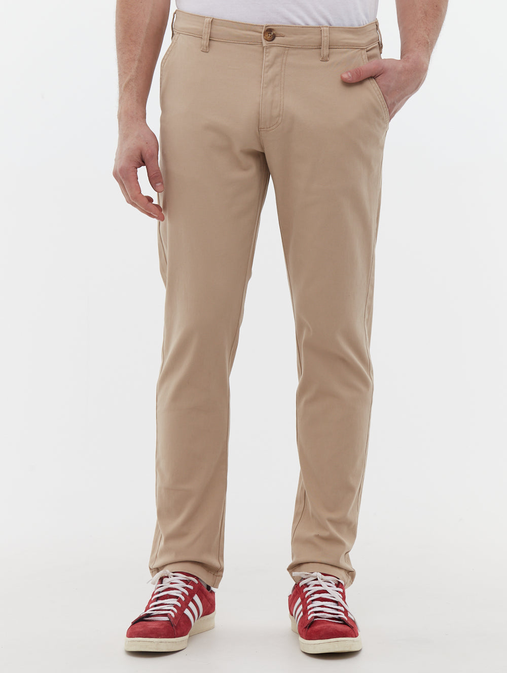 Jimini Washed Twill Chino Pants - Bench