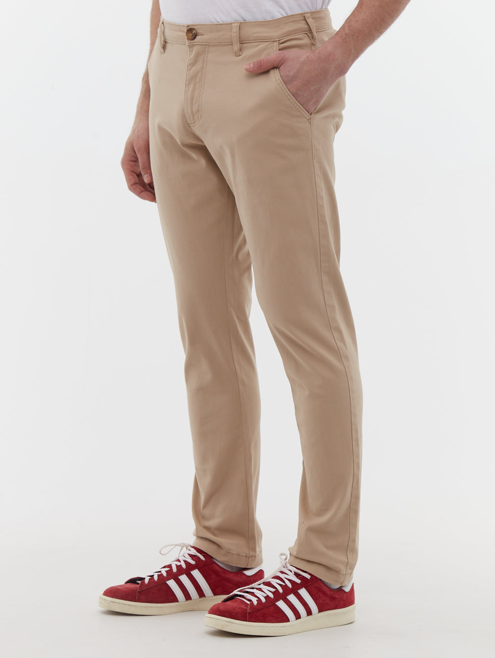 Jimini Washed Twill Chino Pants - Bench