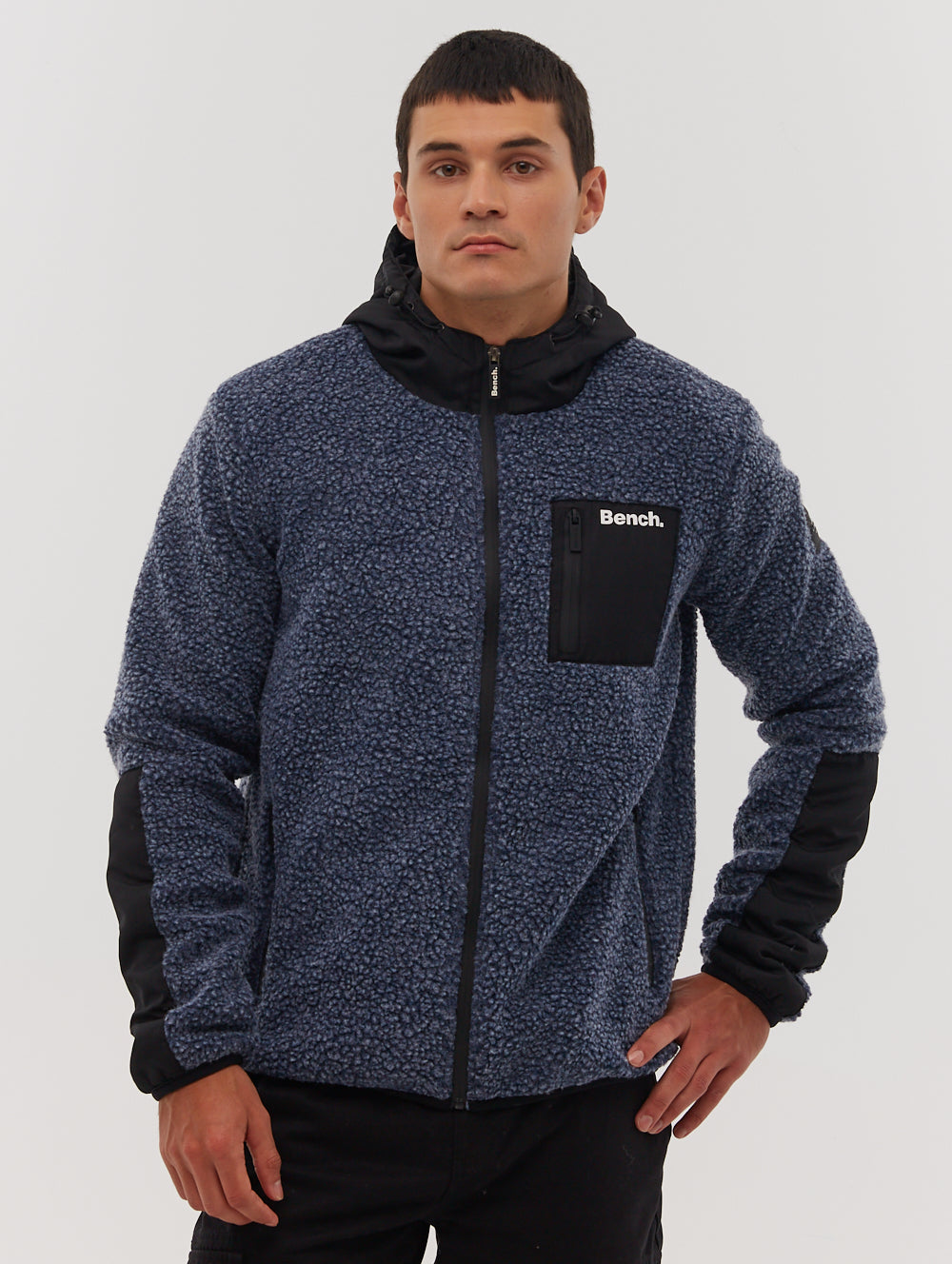 Marezi Single Patch Pocket Zip-Up Sherpa