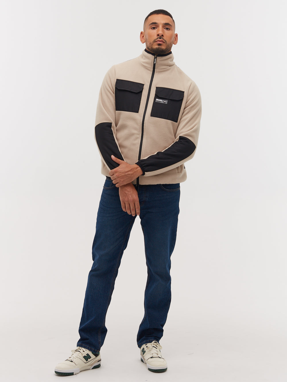 Anders Double Patch Pocket Zip-Up Sherpa