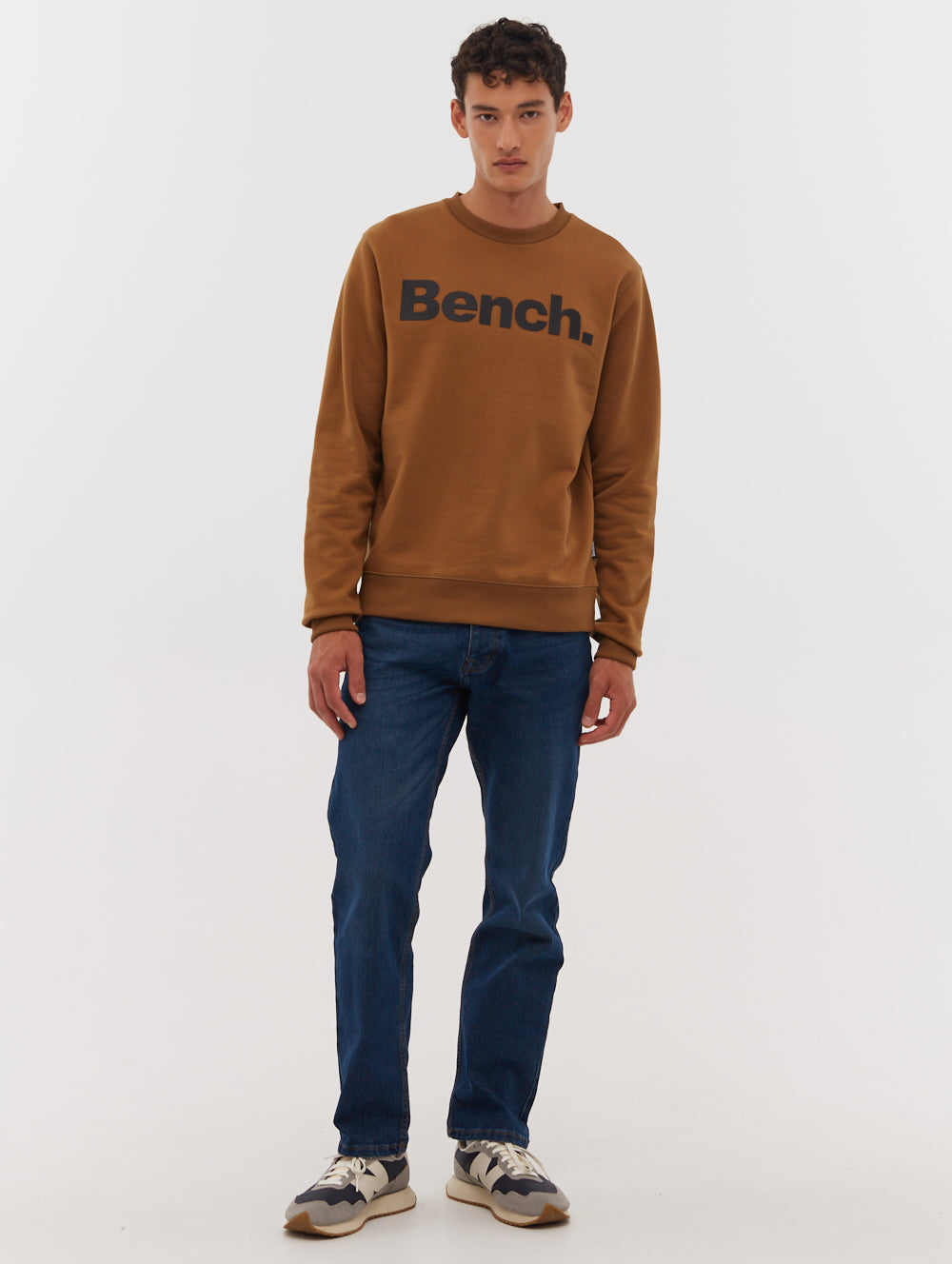 Tipster Perforated Logo Crew Neck Sweatshirt - Bench Tipster Perforated Logo Crew Neck Sweatshirt - Bench