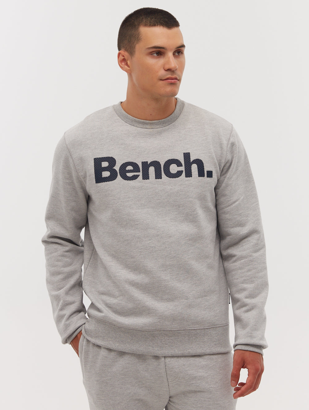 Tipster Perforated Logo Crew Neck Sweatshirt