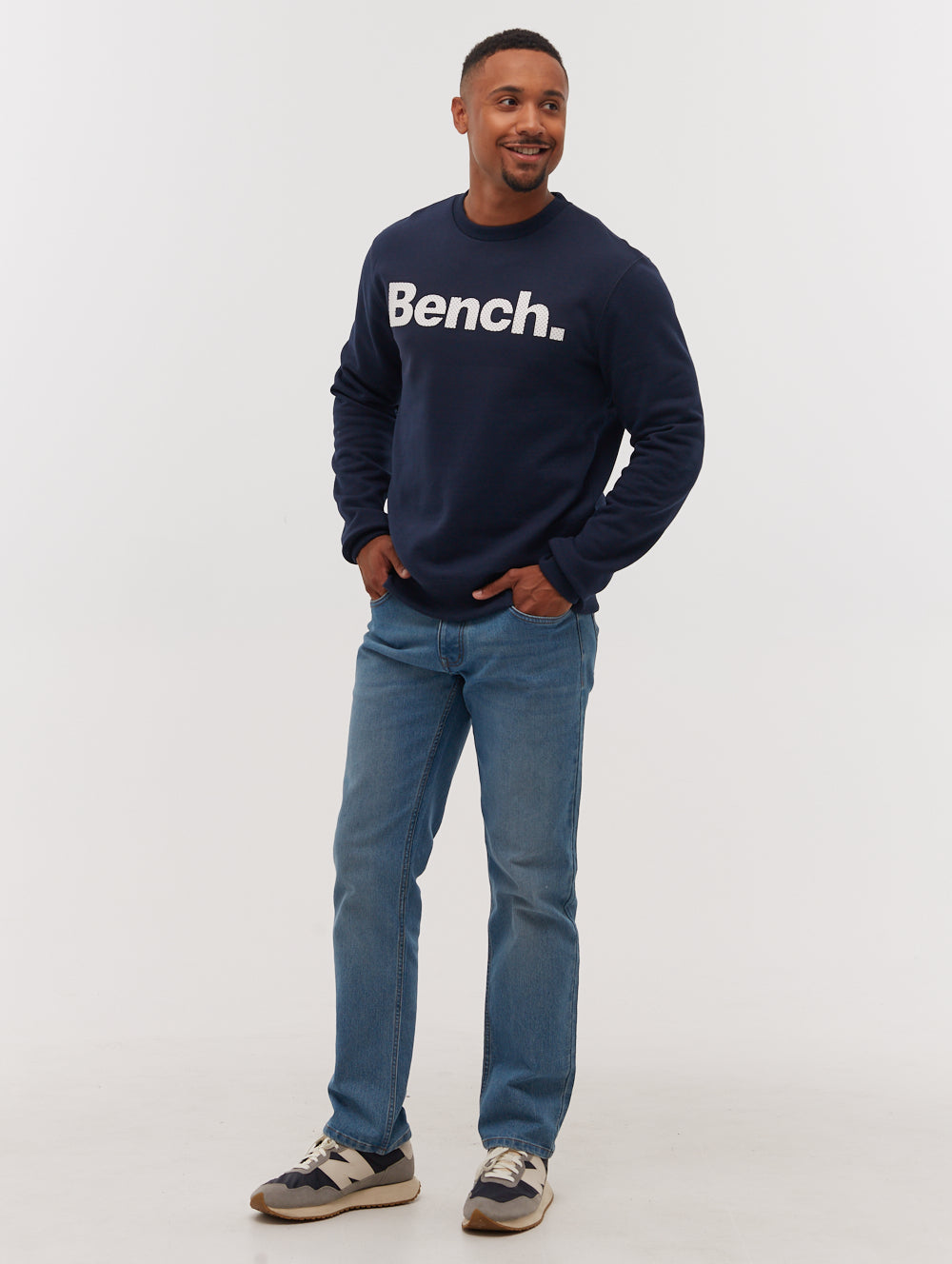 Tipster Perforated Logo Crew Neck Sweatshirt