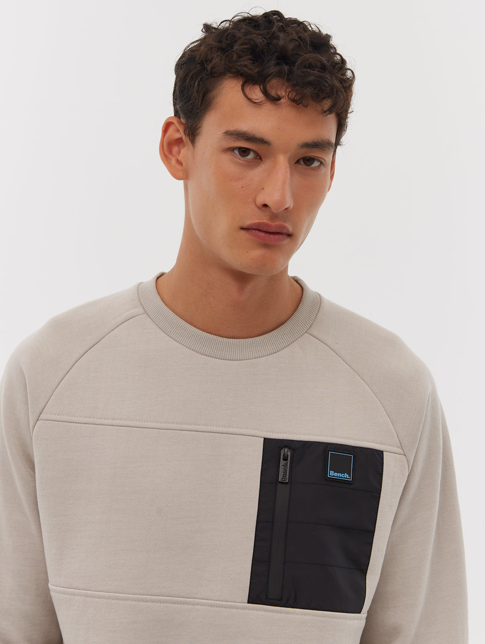 Marton Chest Pocket Crew Neck Sweatshirt