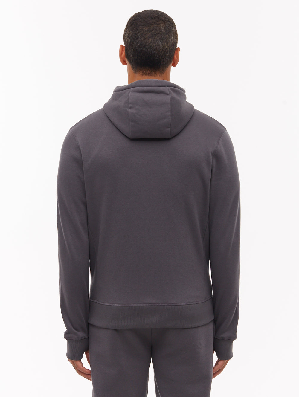 Kadmar Grey Zip Hoodies Fashion Shot 3