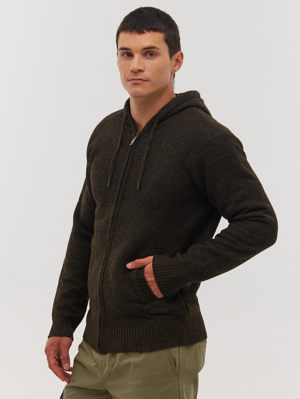 Melsa Zip-Up Hooded Sweater