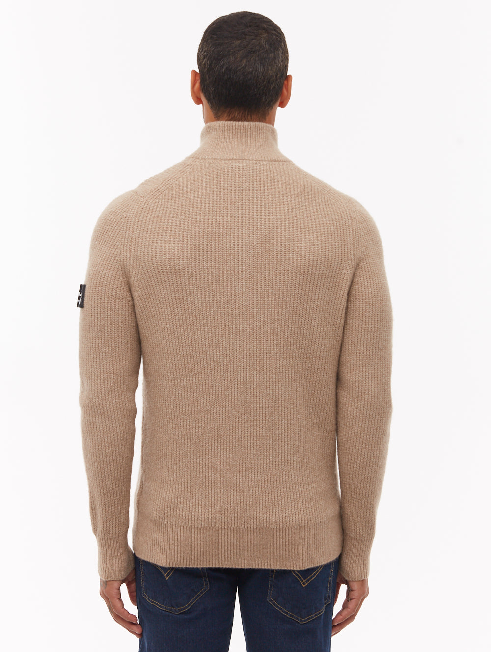 Yanta chandail demi-zip à col montant - Beige