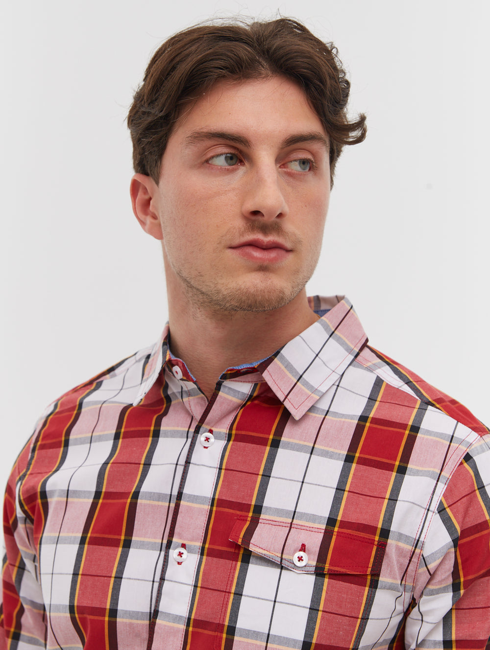 Marcin Long Sleeve Check Shirt - BN2G128602